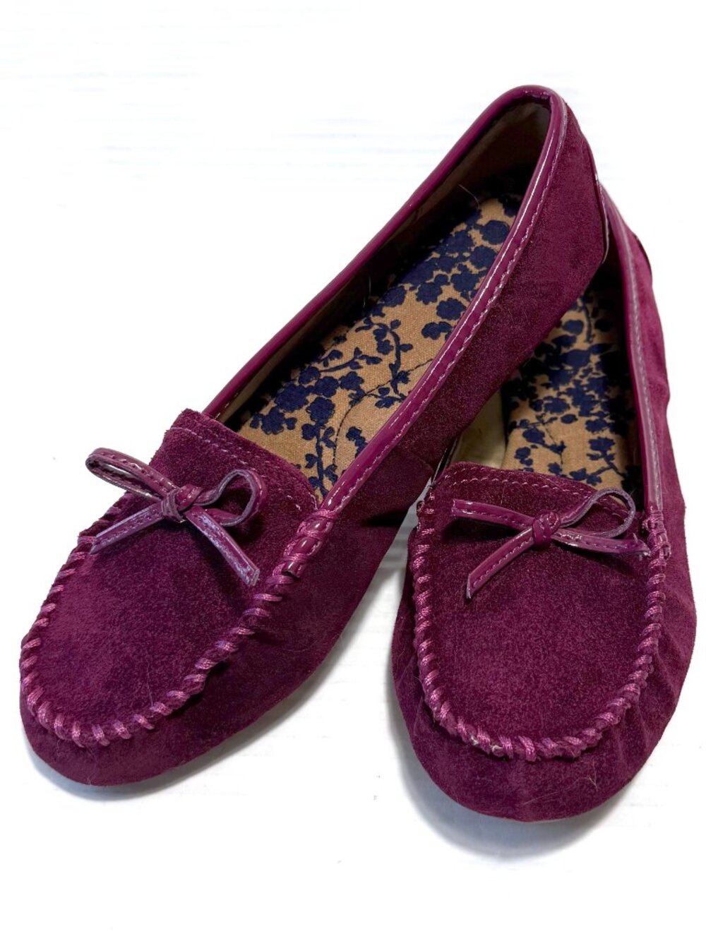 Lands End Suede Loafers Wide Width